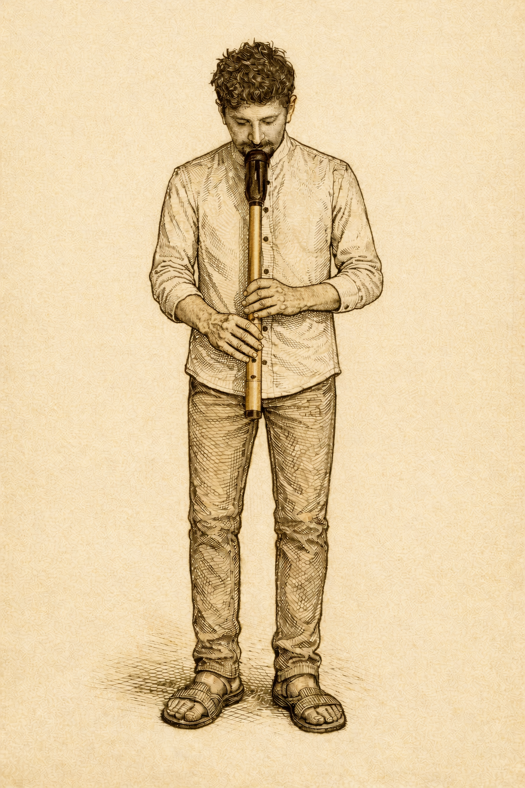 Cumbé ensemble sketch